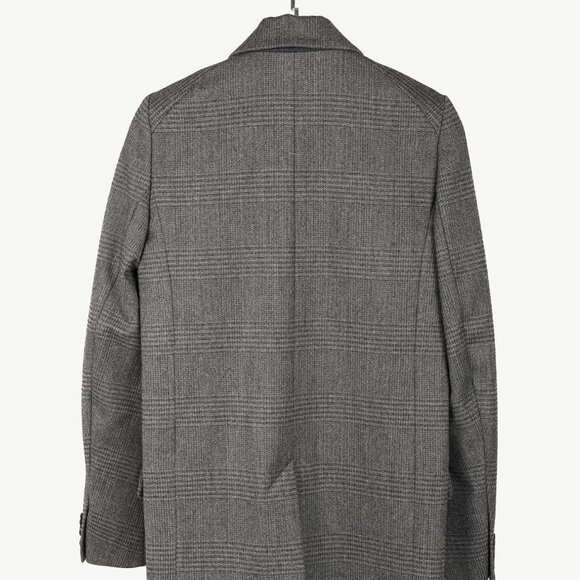 Isabel Marant Etoile Grey Plaid Wool-Blend Blazer - Picture 2 of 9